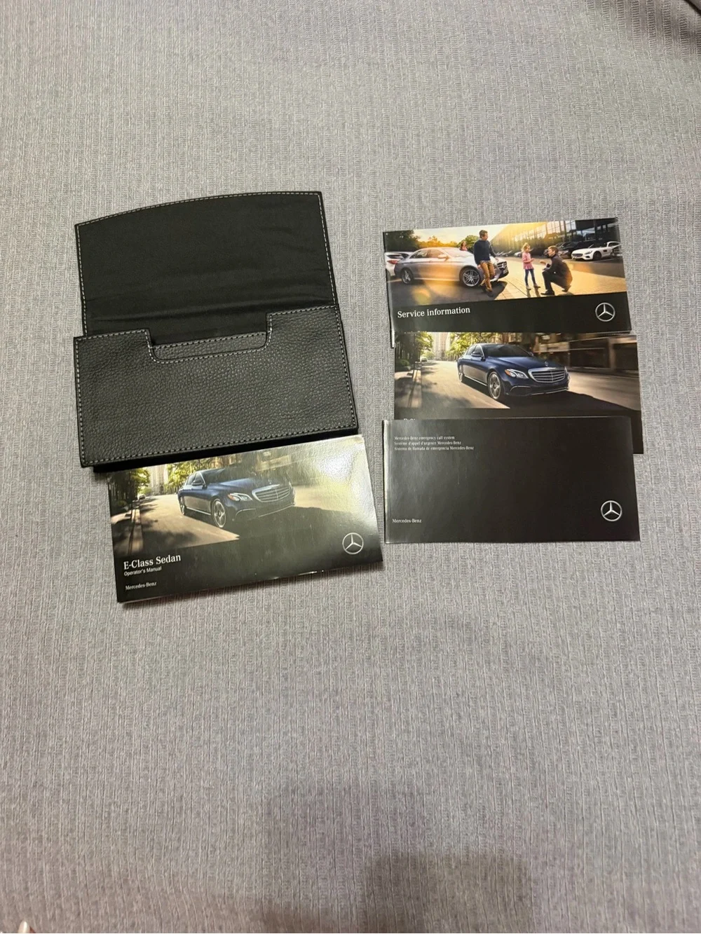 Black Leather Document Holder never used